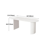 Contemporary Solid Wood Standard Dining Table White Standard Dining Table for Kitchen Clearhalo ' dining_table' 'Dining Tables & Seating' 'Dining Tables' 'furn' 'furn_dining_table' 'Furniture' 'furniture_dining_table' 'Kitchen & Dining Furniture' 'kitchen&dining_furn' 'kitchen' 'kitchen_dining_table' 1200x1200_2f0b22cf-e386-4d1b-83d9-d468c3f89f0e