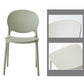 Nordic Plastic Open Back Dining Side Chair 32"H Dining Chair with 4 Legs for Restaurant Clearhalo ' kitchen&dining_furn' 'Dining Chairs' 'Dining Tables & Seating' 'dining_chair' 'furn' 'furn_dining_chair' 'Furniture' 'furniture_dining_chair' 'Kitchen & Dining Furniture' 'kitchen' 1200x1200_2f0c85f4-efab-4226-a04e-b07869f7bca1