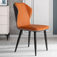 Contemporary Home Upholstered Side Chair Metallic Finish Wingback Dining Chair Clearhalo 'Dining Chairs' 'Dining Tables & Seating' 'dining_chair' 'furn' 'furn_dining_chair' 'Furniture' 'furniture_dining_chair' 'Kitchen & Dining Furniture' 1200x1200_2f0c97eb-d8e2-44b2-992d-b767cef37747
