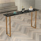 Table de comptoir de bar en faux marbre Glam Table de comptoir de bar rectangulaire pour la cuisine