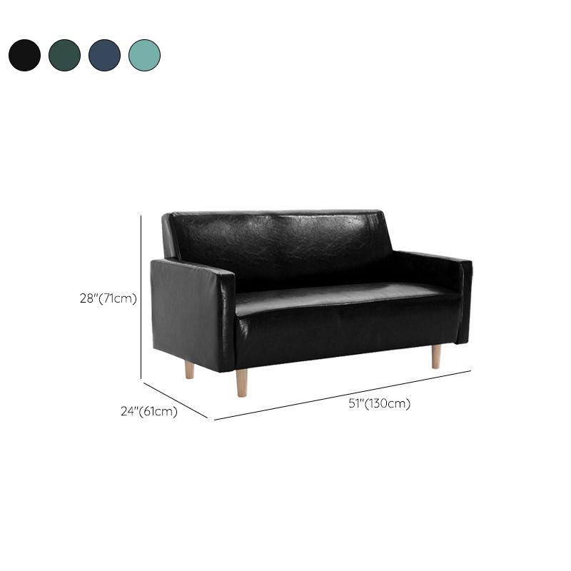 Modernistische Standardsofa -Kissen Quadratarm 2 Sitzer Wohnzimmer Sofa