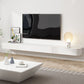 Modern TV Stand - Floating Mount TV Console in Black/ White/ Gray Clearhalo 'furn' 'furn_tv_stands_entertainment_centers' 'Furniture' 'Living Room Furniture' 'TV Stands & Entertainment Centers' 'TV Stands & Media Storage Furniture' 'tv_stands_entertainment_centers' 1200x1200_2f121601-996c-452a-a833-415f6ebbf93c