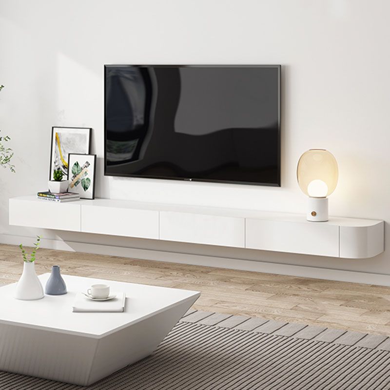 Modern TV Stand - Floating Mount TV Console in Black/ White/ Gray Clearhalo 'furn' 'furn_tv_stands_entertainment_centers' 'Furniture' 'Living Room Furniture' 'TV Stands & Entertainment Centers' 'TV Stands & Media Storage Furniture' 'tv_stands_entertainment_centers' 1200x1200_2f121601-996c-452a-a833-415f6ebbf93c