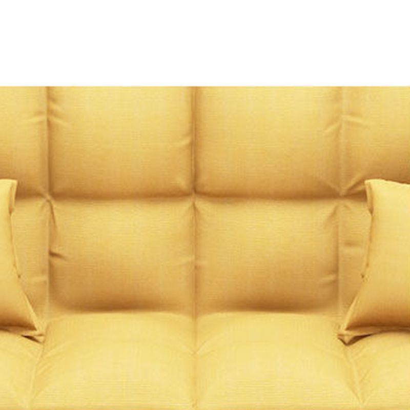 Linen Blend Contemporary Square Sofa Convertible Sofa, 45.66" L X 17.71" W X 25.98" H Clearhalo 'furn' 'furn_sofas' 'Furniture' 'Living Room Furniture' 'Sofa' 'sofas' 1200x1200_2f184753-8519-41b3-82eb-ed7aa1e4b291