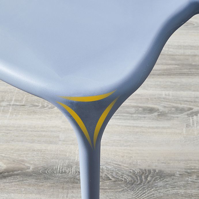 Home Contemporary Arm Chair Wishbone Back Plastic Stackable Dining Room Chair Clearhalo ' kitchen&dining_furn' 'Dining Chairs' 'Dining Tables & Seating' 'dining_chair' 'furn' 'furn_dining_chair' 'Furniture' 'furniture_dining_chair' 'Kitchen & Dining Furniture' 'kitchen' 1200x1200_2f188926-8684-44d6-95cb-b299b2626bec