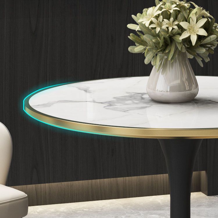 72-inch Metal Traditional Luxury Table Round Indoor Table with Tulip Base Clearhalo ' dining_table' 'Dining Tables & Seating' 'Dining Tables' 'furn' 'furn_dining_table' 'Furniture' 'furniture_dining_table' 'Kitchen & Dining Furniture' 'kitchen&dining_furn' 'kitchen' 'kitchen_dining_table' 1200x1200_2f1a5fe8-d16e-4496-9c89-661eb563f83a