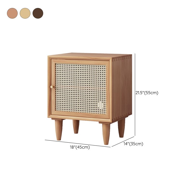 Armoire de chevet moderne Table table de nuit au lit avec les jambes