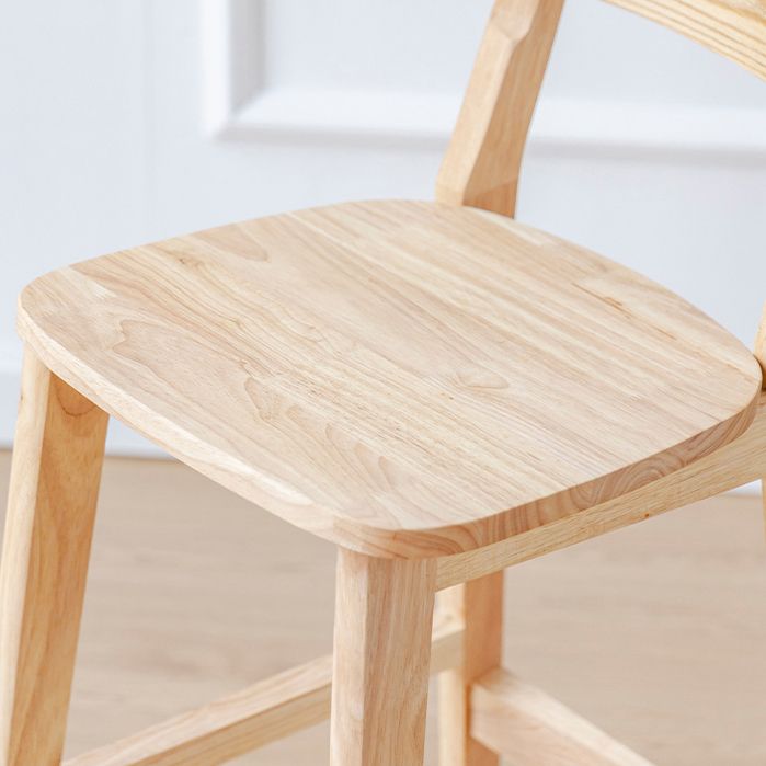 Oak Wood Armless Bar Stool Modern Indoor Barstool with Backrest and Footrest Clearhalo 'Bar Furniture' 'Bar Stools' 'bar_stools' 'furn' 'furn_bar_stools' 'furniture_bar_stools' 'Kitchen & Dining Furniture' 'kitchen&dining_furn' 'kitchen' 'kitchen_furn' Furniture' 1200x1200_2f1d53cf-e768-4d06-ae3a-4437becbd79d