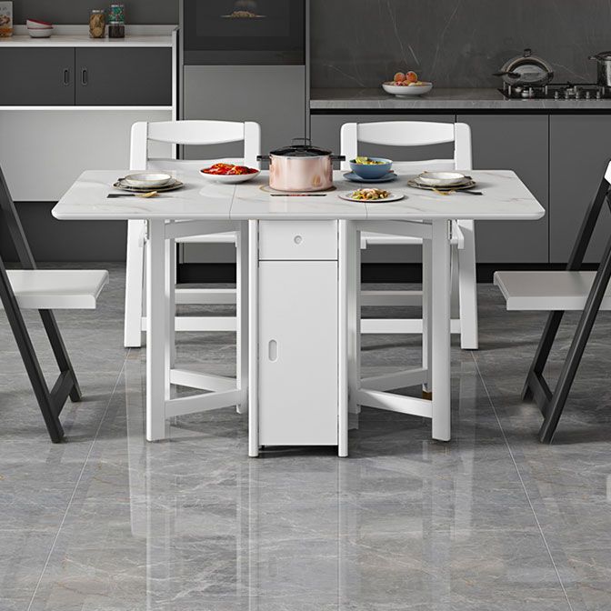 Contemporary Style Dining Site Table Drop-Leaf Dining Table for Dining Room Clearhalo ' dining_table' 'Dining Tables & Seating' 'Dining Tables' 'furn' 'furn_dining_table' 'Furniture' 'furniture_dining_table' 'Kitchen & Dining Furniture' 'kitchen&dining_furn' 'kitchen' 'kitchen_dining_table' 1200x1200_2f1fc4bc-9cee-47c5-ba13-5137613fe433