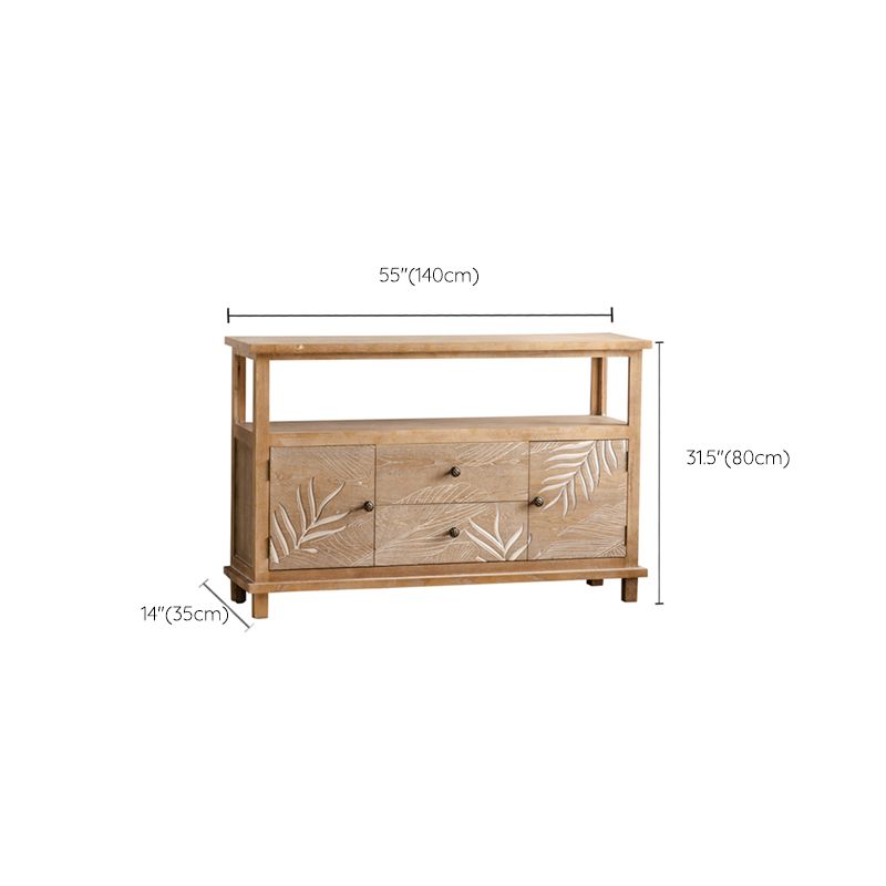 Modern Standard Storage Cabinet Solid Wood Cabinet with Drawer Clearhalo 'Cabinets & Chests' 'cabinets_chests' 'furn' 'furn_cabinets_chests' 'Furniture' 'Living Room Furniture' 1200x1200_2f22dba5-4844-4d9b-8cfa-85245c3cf4da