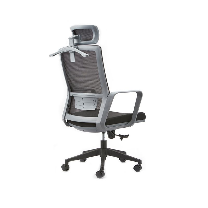 Modern Slide Chair Fixed Arms Adjustable Seat Height Desk Chair with Wheels Clearhalo 'furn' 'furn_office_chair' 'Furniture' 'Office Chairs' 'Office Furniture' 'office_chair' 1200x1200_2f235d4c-ba12-4a82-8084-a50fab037ec4