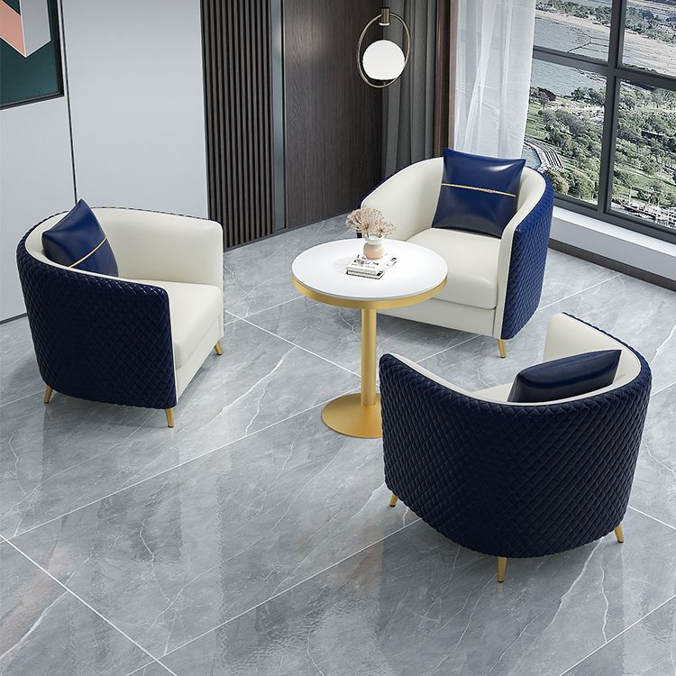 Traditional Luxury Round Dining Room Table White Marble Table with Gold Pedestal Base Clearhalo ' dining_table' 'Dining Tables & Seating' 'Dining Tables' 'furn' 'furn_dining_table' 'Furniture' 'furniture_dining_table' 'Kitchen & Dining Furniture' 'kitchen&dining_furn' 'kitchen' 'kitchen_dining_table' 1200x1200_2f24bf05-fe9e-42b0-9d33-d8873e3b7d16