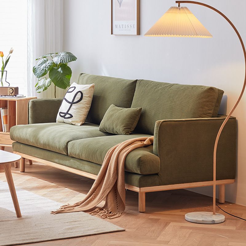 Almohadas de brazo cuadrados de 3 plazas estacionarios Sofá moderno