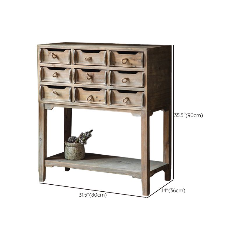 Traditional Solid Wood Double Dresser Horizontal Storage Chest Dresser for Bedroom Clearhalo 'Bedroom Furniture' 'Dressers & Chests' 'dressers_chests' 'furn' 'furn_dressers_chests' 'Furniture' 1200x1200_2f263dab-08a1-4b89-b3aa-a069ff0fe156