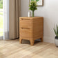 2 Drawer Nightstand with Legs 20" Tall Wood Accent Table Nightstand Clearhalo 'Bedroom Furniture' 'furn' 'furn_night_stand' 'Furniture' 'night_stand' 'Nightstands' 1200x1200_2f26db3f-8d1a-4e92-909f-bb99a6b7e684
