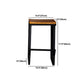 Industrial Square Counter & Bar Stool Metal Natural Counter Height Stool for Cafe Clearhalo 'Bar Furniture' 'Bar Stools' 'bar_stools' 'furn' 'furn_bar_stools' 'Furniture' 'Kitchen & Dining Furniture' 1200x1200_2f283e9c-d190-488e-aa48-2405961914b1