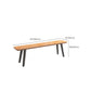 11.7-inch Width Modern Seating Bench Rectangle Solid Color Bench Clearhalo 'Benches' 'Chairs & Seating' 'furn' 'furn_benches' 'Furniture' 'Living Room Furniture' 1200x1200_2f29e6a4-3245-4364-87df-8e34e212c603