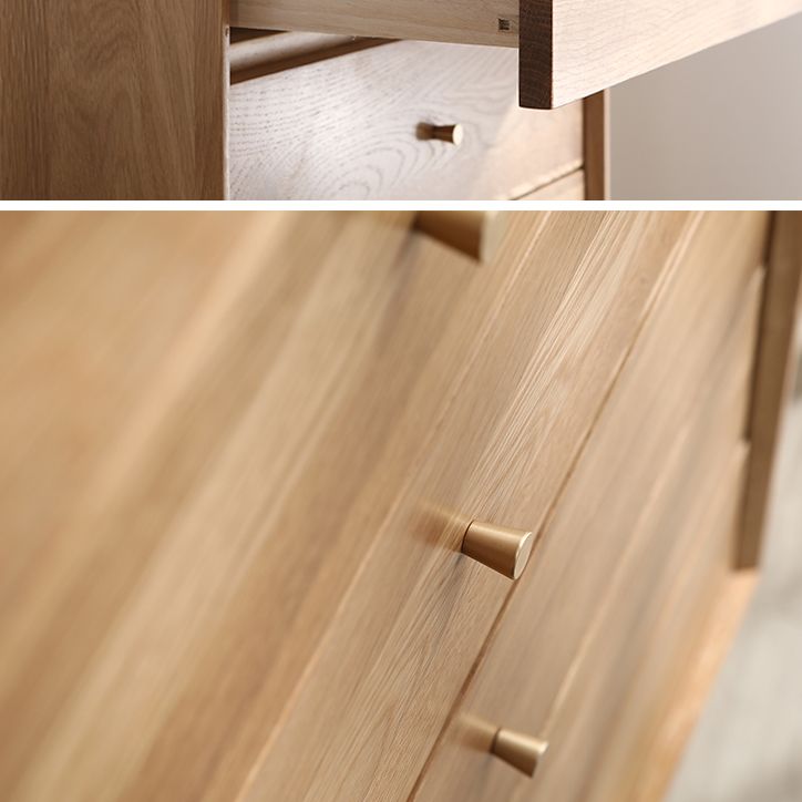 Eiken houten eetkamer bijbordkast moderne buffet serverkast met laden