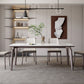 Modern 1/4/5/6 stuks rechthoek Dinerset Sintered Stone Top Dinette Table Set