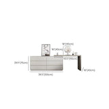 15 "brede hedendaagse make-up ijdelheid witte houten kaptafel