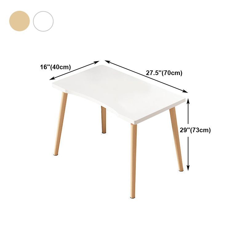 Free Form Contemporary Writing Desk Manufactured Wood Parsons Base Desk Clearhalo 'Furniture' 'furniture_office_desk' 'Office Desks' 'Office Furniture' 'office_desk' 1200x1200_2f31e773-4e15-4155-bee4-c5099f55f0a1