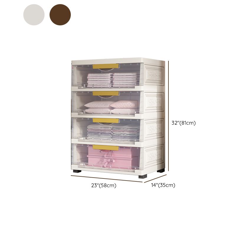Hinged Wardrobe Closet Contemporary Plastic Storage Cabinet for Home Clearhalo 'Armoires & Wardrobes' 'armoires_wardrobes' 'Bedroom Furniture' 'furn' 'furn_armoires_wardrobes' 'Furniture' 1200x1200_2f32115c-72c3-4c68-8585-c279da41eca7