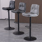 Contemporary Liftable Bar-stool PU Leather Bar Stool with Metal Legs Clearhalo 'Bar Furniture' 'Bar Stools' 'bar_stools' 'furn' 'furn_bar_stools' 'Furniture' 'furniture_bar_stools' 'Kitchen & Dining Furniture' 1200x1200_2f32518f-dcd1-4920-99b7-9c9277c0f696
