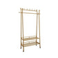Luxurious Solid Color Hall Tree Free Standing Coat Rack with Storage Shelving