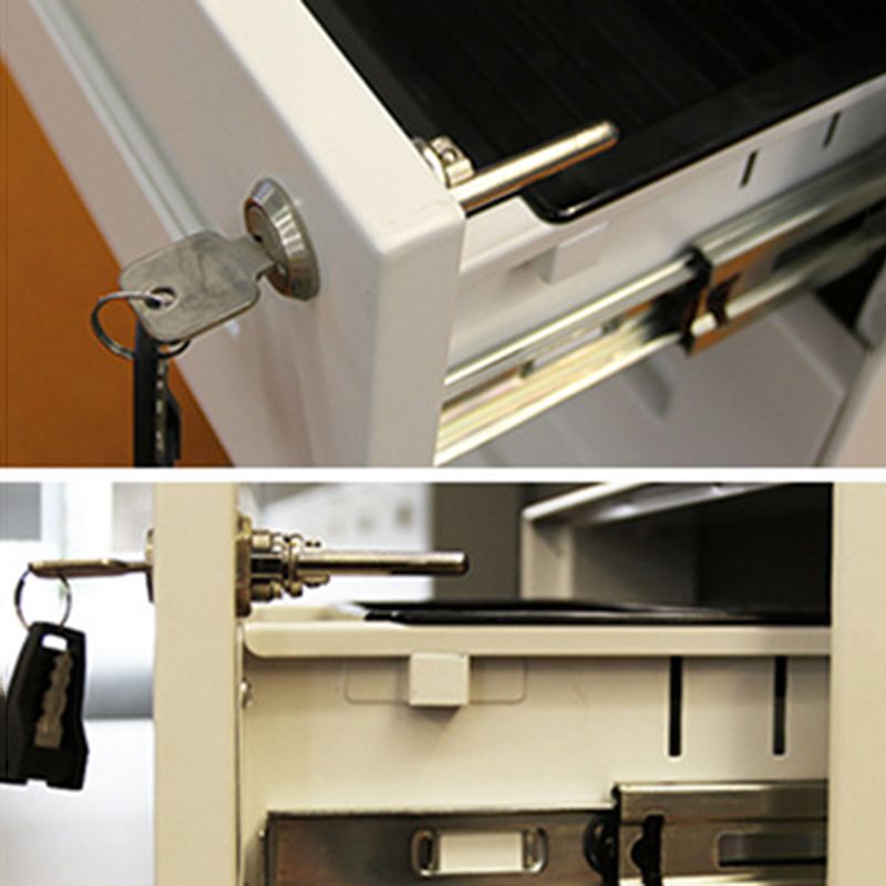 Traditioneller Stahlschrank mit Verriegelungsschulen Aktenschrank für Büro