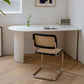 Free Form White Tone Dining Table Contemporary Dinette Table with Double Pedestal Base Clearhalo ' dining_table' 'Dining Tables & Seating' 'Dining Tables' 'furn' 'furn_dining_table' 'Furniture' 'furniture_dining_table' 'Kitchen & Dining Furniture' 'kitchen&dining_furn' 'kitchen' 'kitchen_dining_table' 1200x1200_2f38903c-9efe-4292-8cca-6f6ae6cfc034