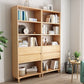 67"H Bookshelf Scandinavian Style Open Back Bookcase for Home Office Study Room Clearhalo 'Bookcases' 'furn' 'furn_bookcases' 'Furniture' 'furniture_bookcases' 'kitchen' 'kitchen_bookcases' 'Living Room Furniture' 'Office Furniture' 1200x1200_2f3be432-5914-4a34-9859-1cc34403aafe