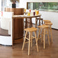Industrial Wood Simple Barstool Indoor Tall Stool with Contoured Seat Clearhalo 'Bar Furniture' 'Bar Stools' 'bar_stools' 'furn' 'furn_bar_stools' 'furniture_bar_stools' 'Kitchen & Dining Furniture' 'kitchen&dining_furn' 'kitchen' 'kitchen_furn' Furniture' 1200x1200_2f3bf14d-ba9e-4b03-9dab-30a6c834d6fd