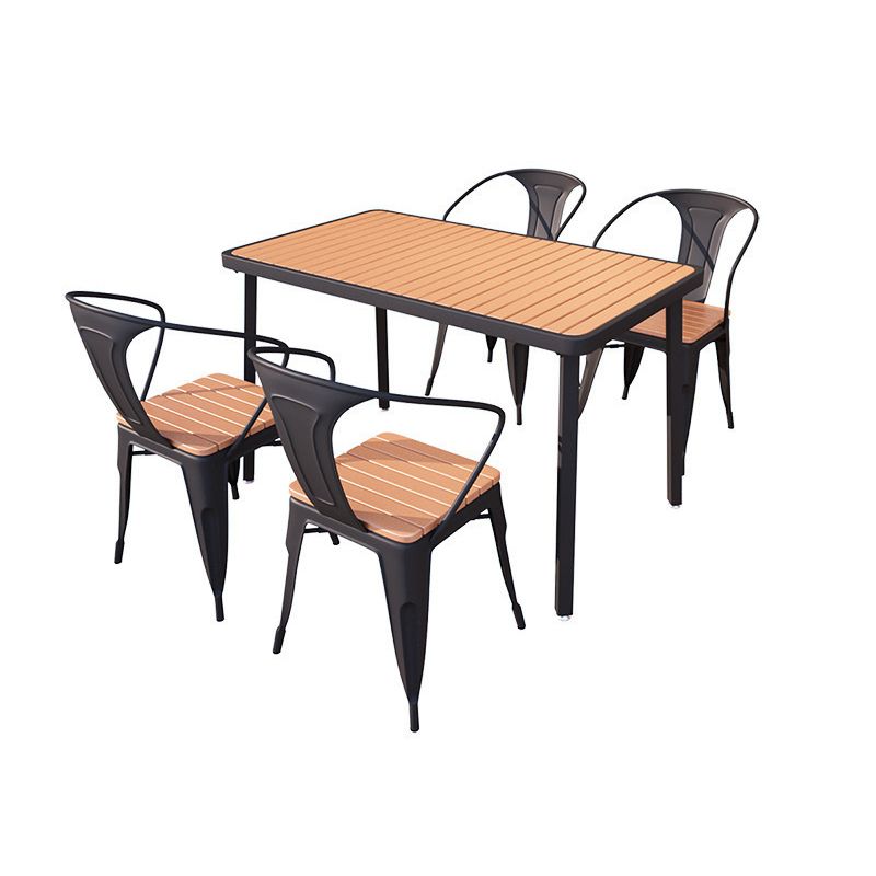 Moderne rechthoektafel ingesteld 1/2/5/7 stukken Dinerset voor keuken