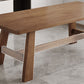 Simplicity Style Dinette Table Solid Wood Rectangle Dinner Table in Brown