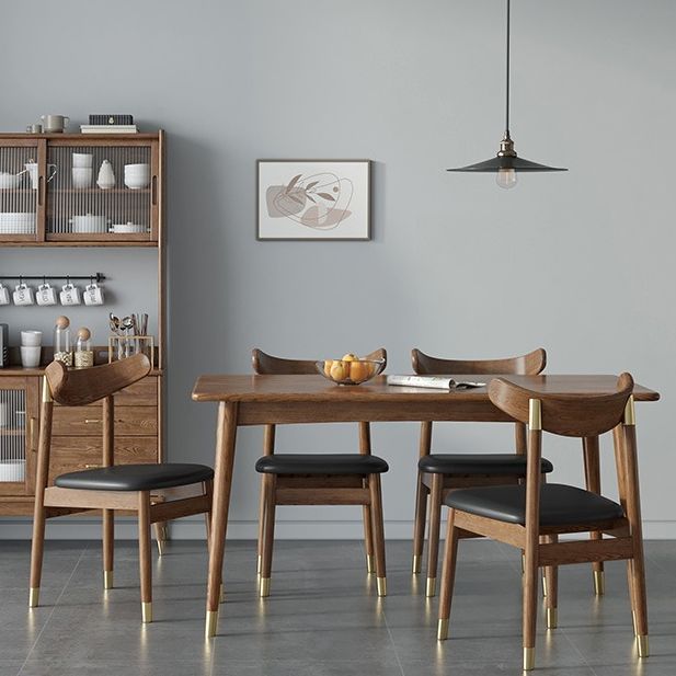 Contemporary Standard Brown Dining Table Solid Wood Rectangle Dining Table for Kitchen Clearhalo ' dining_table' 'Dining Tables & Seating' 'Dining Tables' 'furn' 'furn_dining_table' 'Furniture' 'furniture_dining_table' 'Kitchen & Dining Furniture' 'kitchen&dining_furn' 'kitchen' 'kitchen_dining_table' 1200x1200_2f430c7d-b2ce-449f-873e-c028319c1f0b
