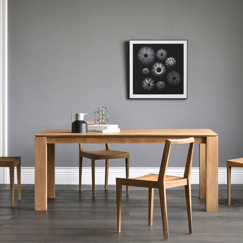 Modern Pine Wood Table for Restaurant Rectangle Dining Table with 4 Legs in Brown Clearhalo ' dining_table' 'Dining Tables & Seating' 'Dining Tables' 'furn' 'furn_dining_table' 'Furniture' 'furniture_dining_table' 'Kitchen & Dining Furniture' 'kitchen&dining_furn' 'kitchen' 'kitchen_dining_table' 1200x1200_2f43d05a-803d-444d-82b0-8003eb69234b