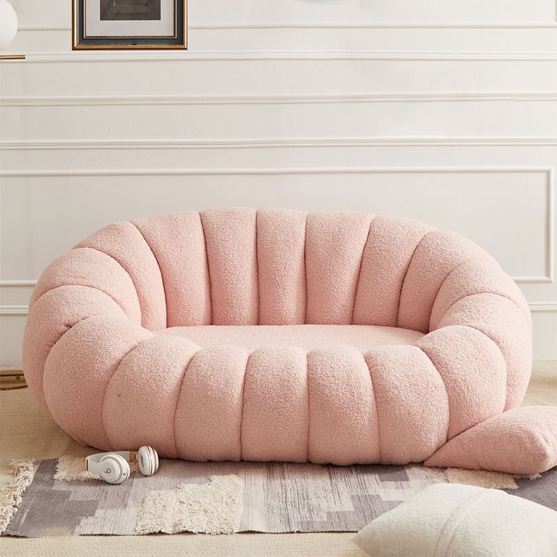 Sofá de brazo inclinado de 2/3 plazas moderna 39.37 "D Sofá de almohada cosida