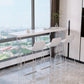 Modern Style Rectangle Stone Bar Wine Table Table for Living Room