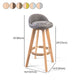 Modern Backrest Counter Stool Wood Cashier Bar Stool with Cushion and Pedal Clearhalo 'Bar Furniture' 'Bar Stools' 'bar_stools' 'furn' 'furn_bar_stools' 'furniture_bar_stools' 'Kitchen & Dining Furniture' 'kitchen&dining_furn' 'kitchen' 'kitchen_furn' Furniture' 1200x1200_2f45998d-d66d-496c-8b9f-7c6fbc68f494