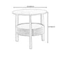 24" L x 24" W Farmhouse Side End Table Wooden Side Table with Shelve and Drawer Clearhalo 'Coffee & Accent Tables' 'End & Side Tables' 'end_side_table' 'end_side_tables' 'furn' 'furn_end_side_tables' 'Furniture' 'furniture_end_side_table' 'Living Room Furniture' 1200x1200_2f459ba5-460b-498f-a891-a5b90272dcd1