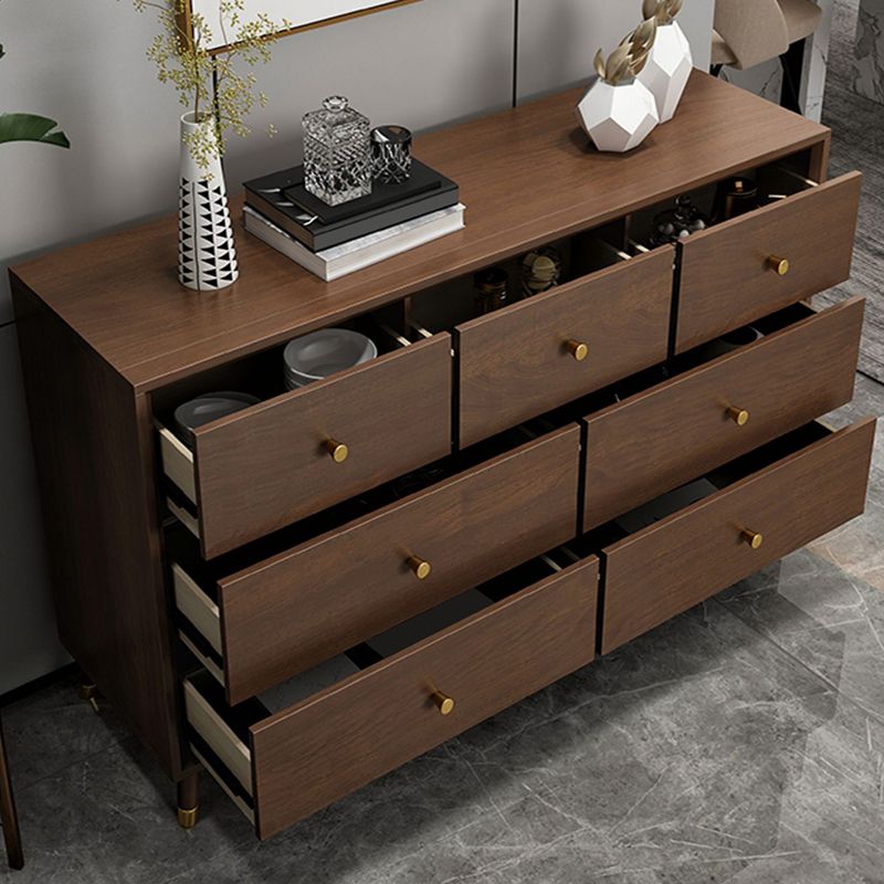 Wooden Chest Contemporary Glam Storage Chest Dresser with Drawers Clearhalo 'Bedroom Furniture' 'Dressers & Chests' 'dressers_chests' 'furn' 'furn_dressers_chests' 'Furniture' 1200x1200_2f49415c-fcdb-4a46-8d60-ca8b587b2ee5