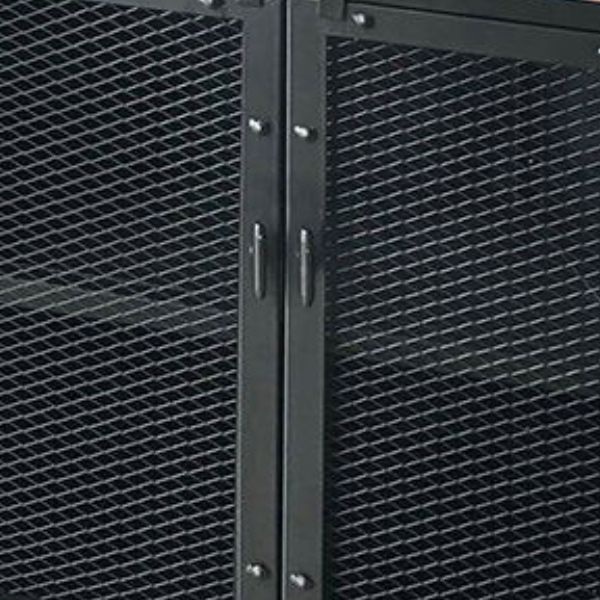 29.5" Tall Metal Accent Cabinet Industrial 2 - Door Chest with Wood Top Clearhalo 'Cabinets & Chests' 'cabinets_chests' 'furn' 'furn_cabinets_chests' 'Furniture' 'Living Room Furniture' 1200x1200_2f4ac0bd-1a02-41b6-8bf9-3ed409855bae