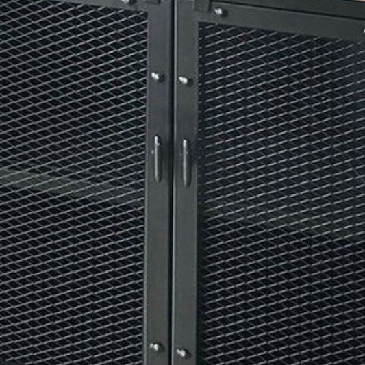 29.5" Tall Metal Accent Cabinet Industrial 2 - Door Chest with Wood Top Clearhalo 'Cabinets & Chests' 'cabinets_chests' 'furn' 'furn_cabinets_chests' 'Furniture' 'Living Room Furniture' 1200x1200_2f4ac0bd-1a02-41b6-8bf9-3ed409855bae