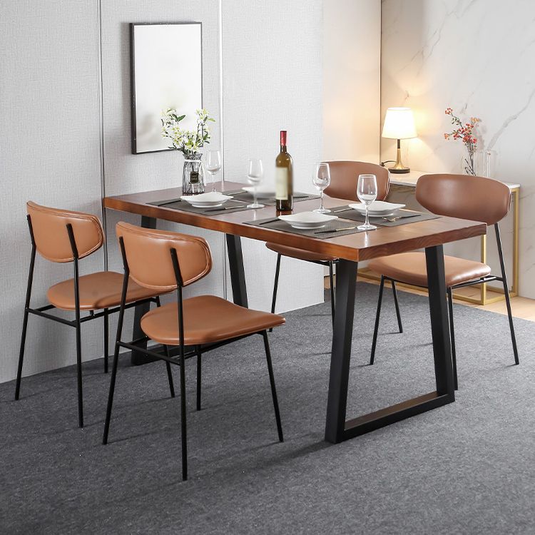 Industrial 1/2/3/5 Pieces Solid Wood Dining Set Dining Furniture Set /Separate Items Clearhalo 'Dining Room Sets' 'Dining Tables & Seating' 'dining_room_set' 'furn' 'furn_dining_room_set' 'Furniture' 'furniture_dining_room_set' 'Kitchen & Dining Furniture' 'kitchen&dining_furn' 'kitchen' 1200x1200_2f4c8bb3-54d5-4e88-b6b4-305e172f1b3e