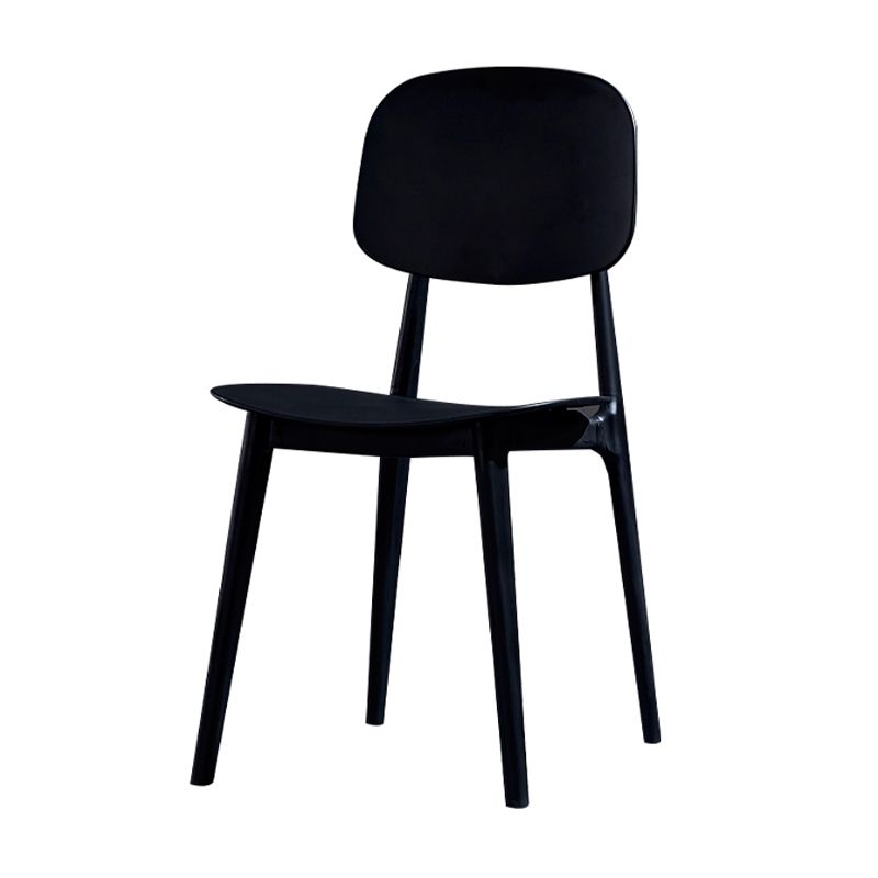 Minimalist Style Open Back Dining Side Chairs Plastic Dining Armless Chairs for Home Clearhalo ' kitchen&dining_furn' 'Dining Chairs' 'Dining Tables & Seating' 'dining_chair' 'furn' 'furn_dining_chair' 'Furniture' 'furniture_dining_chair' 'Kitchen & Dining Furniture' 'kitchen' 1200x1200_2f4dcf79-f9e2-4542-97a4-79f6ddc835c2