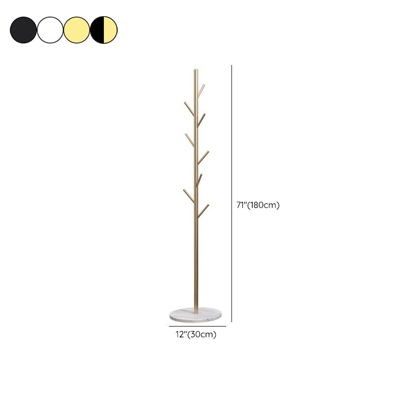 Moderno Hall Stand Metal Freing Standing With Hooks Entry Hall Árbol