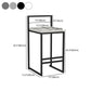 Scandinavian Style Bar-stool with Sled Legs Square Seat Counter Stool for Kitchen Bar Clearhalo 'Bar Furniture' 'Bar Stools' 'bar_stools' 'furn' 'furn_bar_stools' 'furniture_bar_stools' 'Kitchen & Dining Furniture' 'kitchen&dining_furn' 'kitchen' 'kitchen_furn' Furniture' 1200x1200_2f4e98c7-92a5-464a-90ec-c7a3826d6755