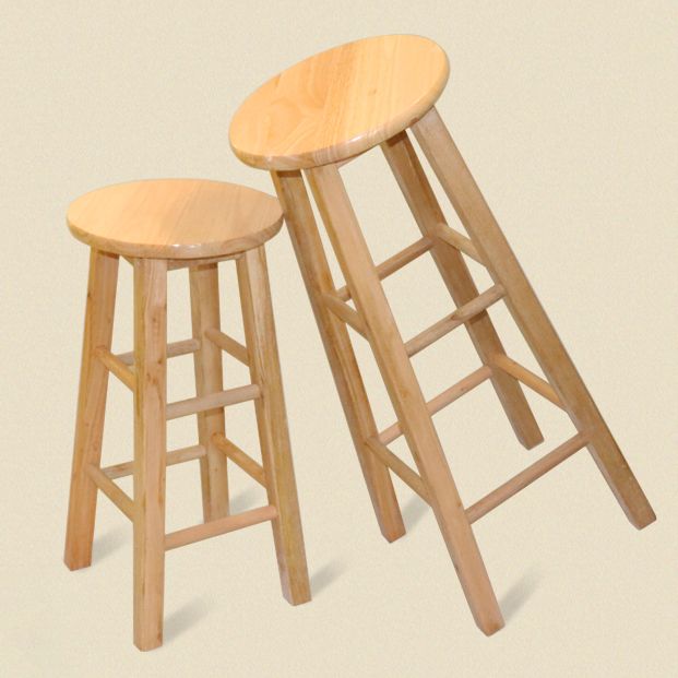 Modern Armless Backless Counter Stool Wood Cashier Bar Stool with Wooden Seat and Pedal Clearhalo 'Bar Furniture' 'Bar Stools' 'bar_stools' 'furn' 'furn_bar_stools' 'Furniture' 'Kitchen & Dining Furniture' 1200x1200_2f4ed22c-3d5b-4923-9f81-59aac4182e24