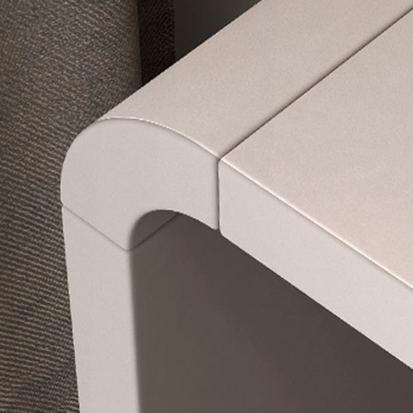 Modern Engineered Wood Bookcase Standard Closed Back Bookshelf with Doors