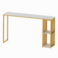 Glam 1/3 Pieces Bar Table Set Rectangle Marble Counter Table for Kitchen Clearhalo 'Bar Furniture' 'furn' 'furn_home_bar_bar_sets' 'Furniture' 'Home Bars & Bar Sets' 'home_bar_bar_sets' 'Kitchen & Dining Furniture' 1200x1200_2f50063b-6671-4d4b-b428-b4545c4997fd